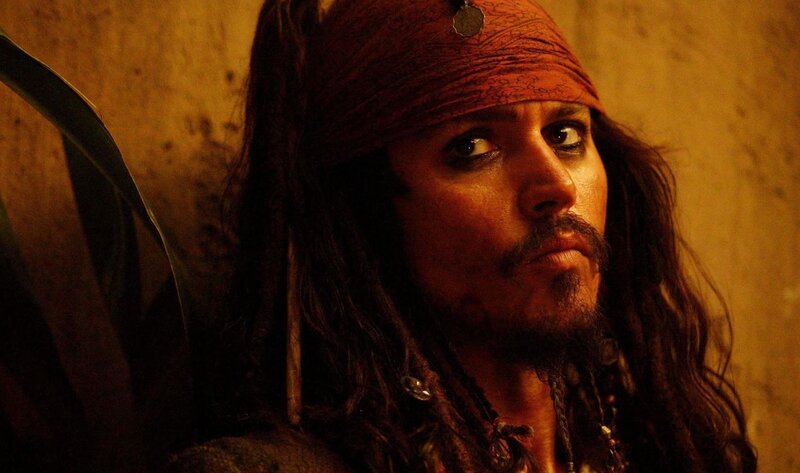 Man with Long Hair and Bandana