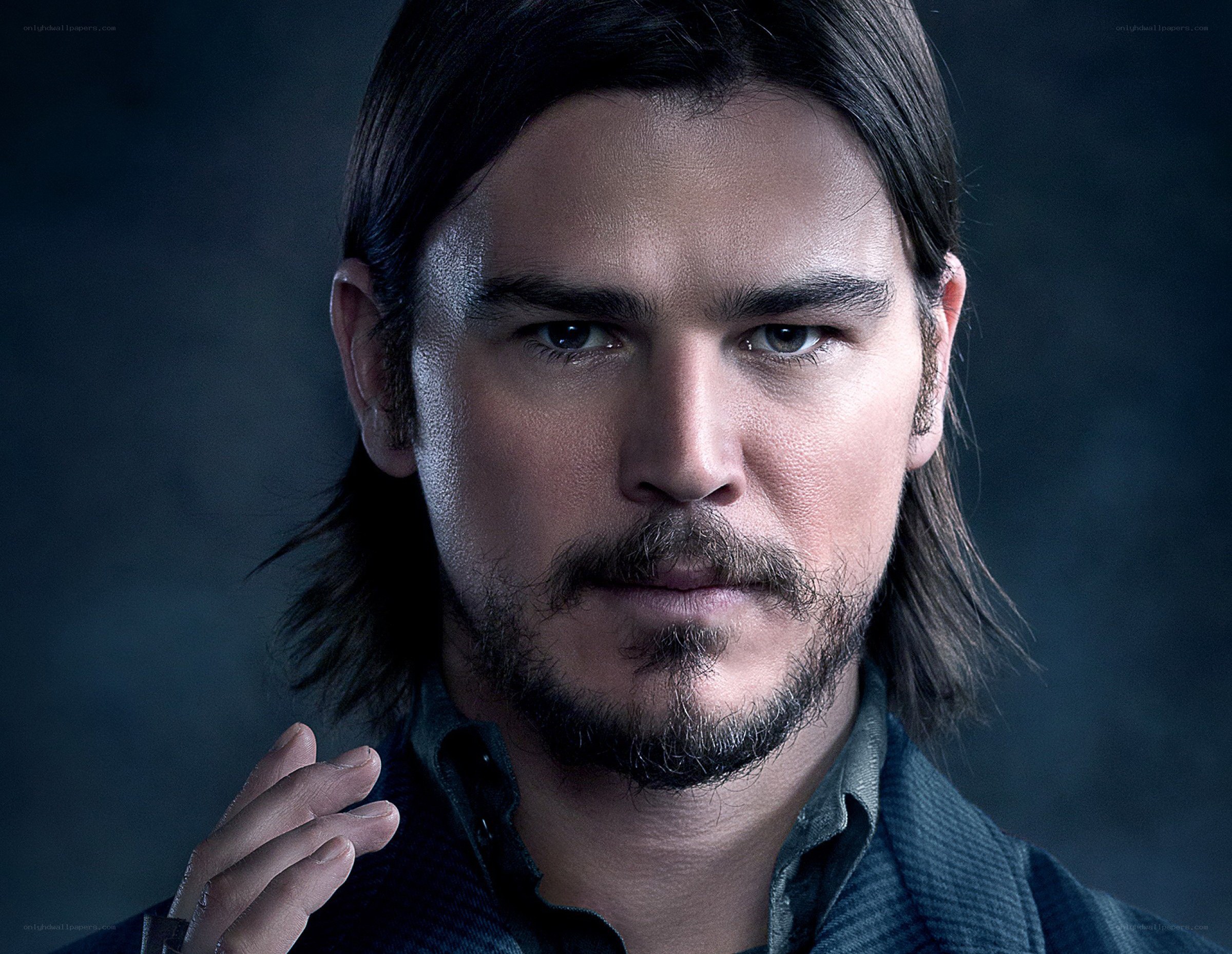 man with long hair and beard