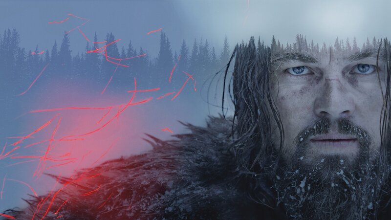 Man with Long Hair and Beard — Blue, Dramatic, Cold