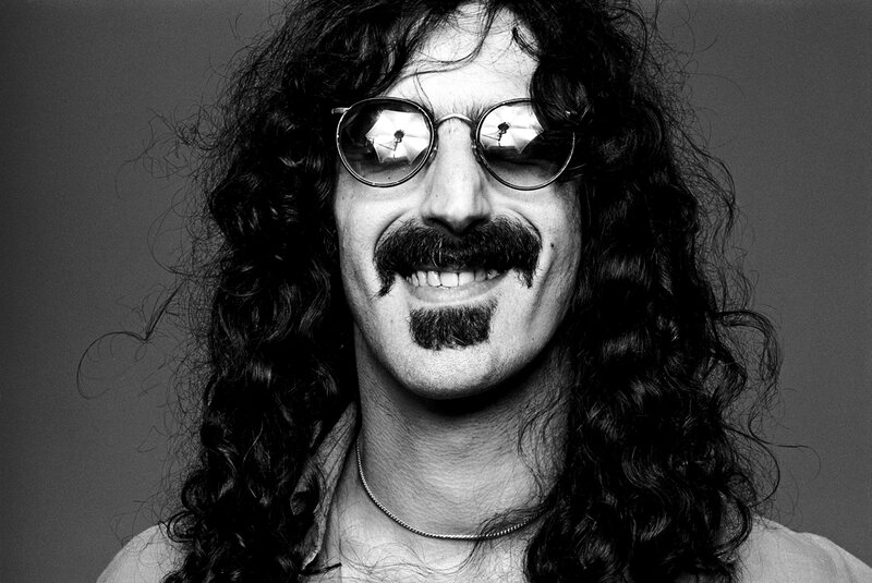 Man with Long Hair and Sunglasses — Black, Neutral