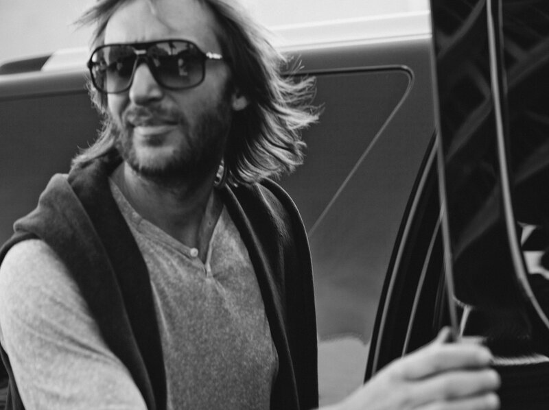 Man with Long Hair — Black, Casual, Photograph, Sunglasses