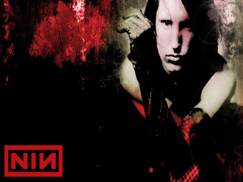 Man with Long Hair — Black, Dark, Intense