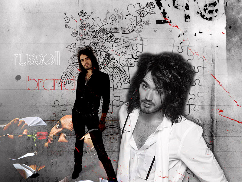 Man with Long Hair — Black, Dramatic, Digital Art, Puzzle Pieces