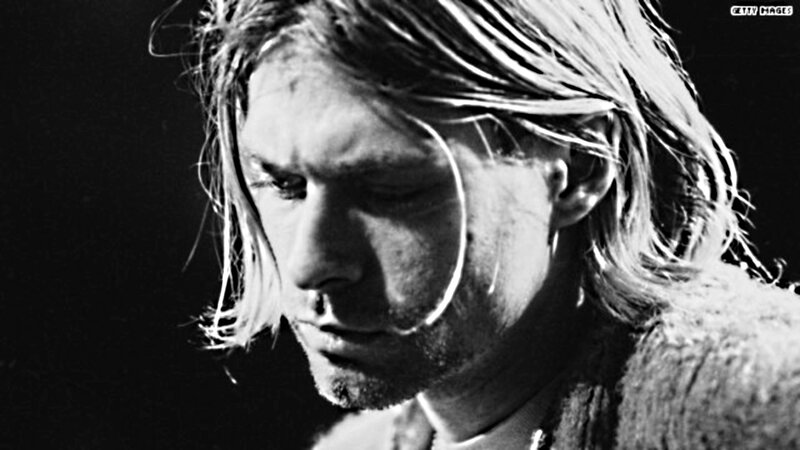 Man with Long Hair — Black, Dramatic, Photograph, Face, Necklace