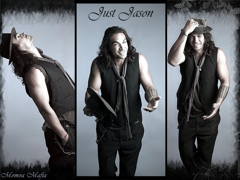 Man with Long Hair — Black, Dramatic, Photograph, Hat, Vest