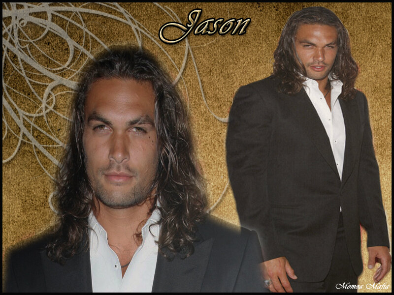 Man with Long Hair — Black, Formal