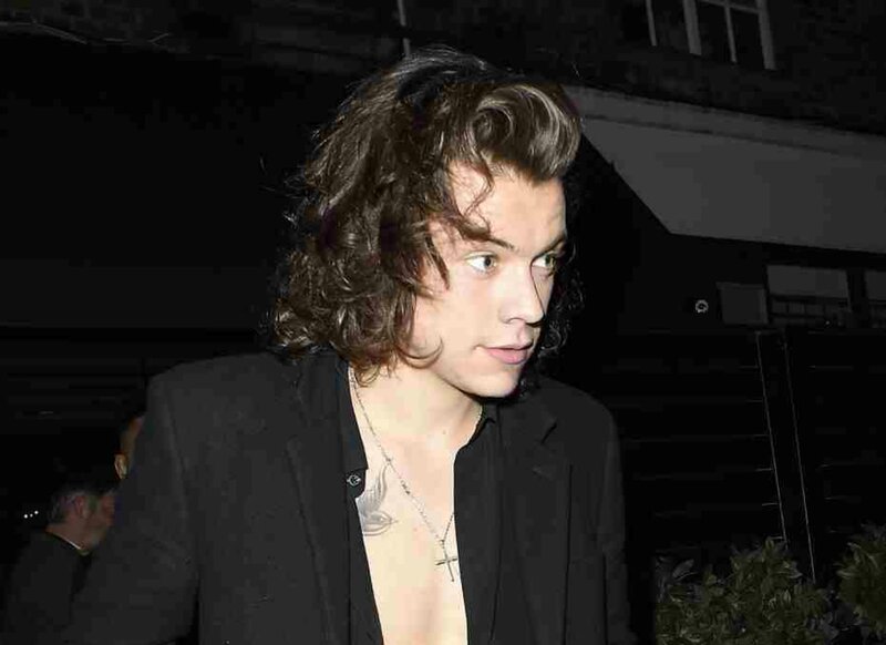 Man with Long Hair — Black, Neutral, Night