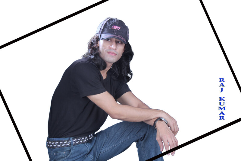 Man with Long Hair — Black, Neutral, Photograph, Cap