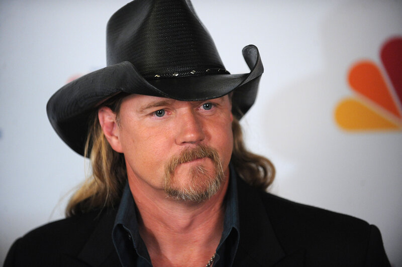 Man with Long Hair — Black, Neutral, Photograph, Cowboy Hat