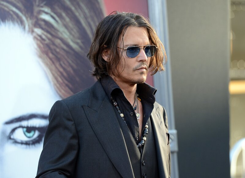 Man with Long Hair — Black, Serious, Afternoon