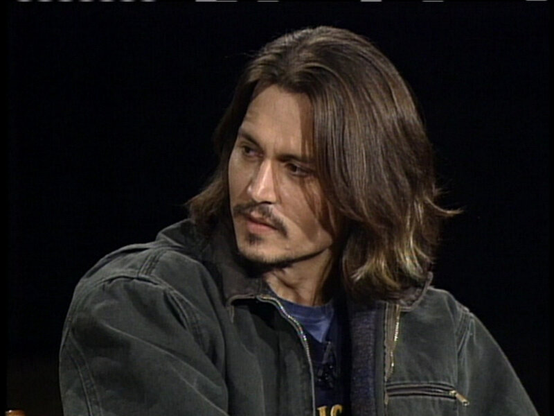 Man with Long Hair — Black, Serious, Photograph, Jacket