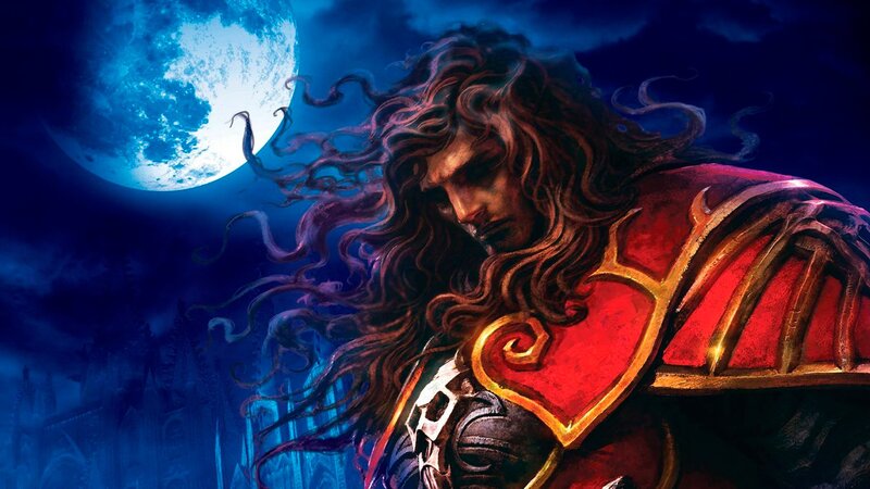 Man with Long Hair — Blue, Dramatic, Night, Digital Art, Moon