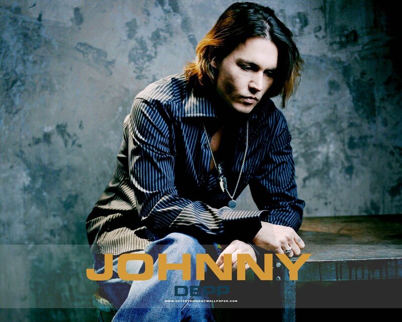 Man with Long Hair — Blue