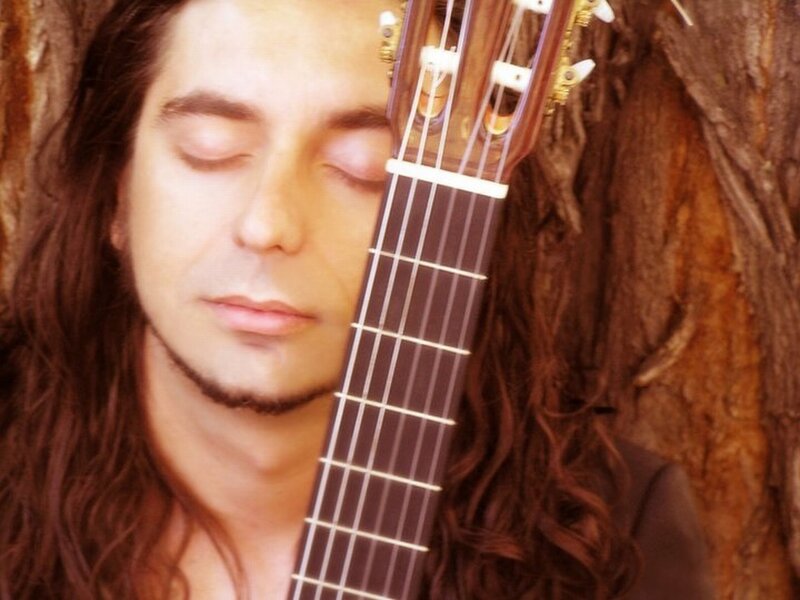 Man with Long Hair — Brown, Calm