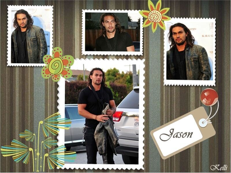 Man with Long Hair — Brown, Casual