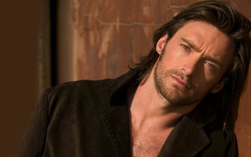 Man with Long Hair — Brown, Dramatic, Photograph, Jacket