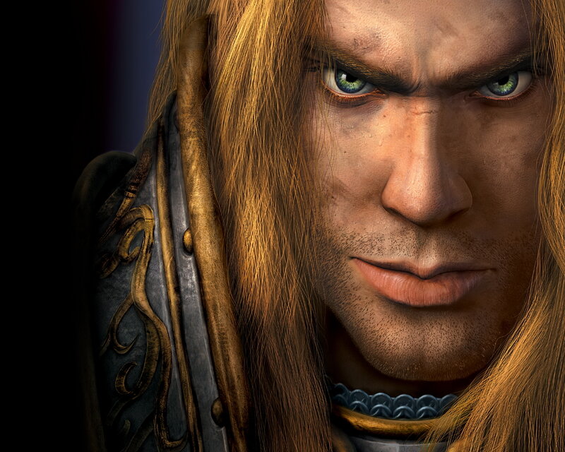 Man with Long Hair — Brown, Intense, 3d Render