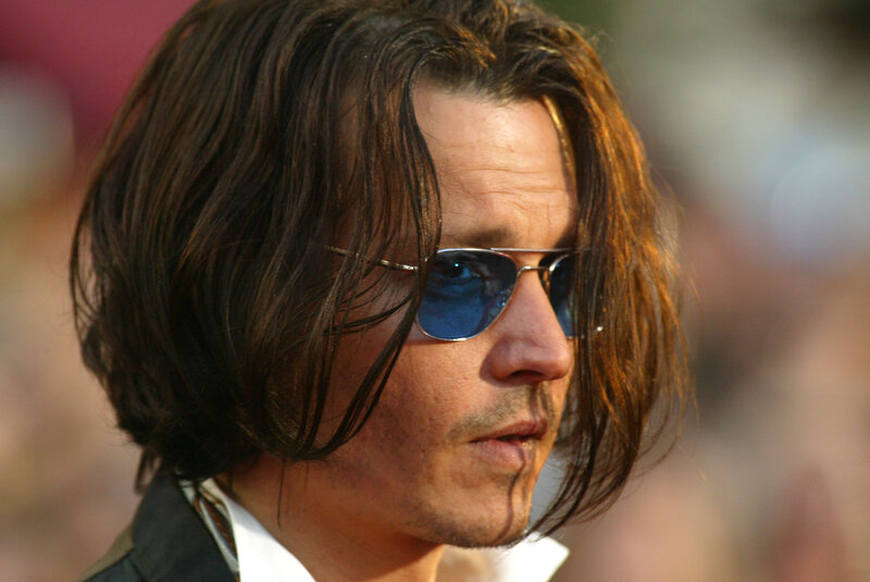 Man with Long Hair — Brown, Neutral, Afternoon