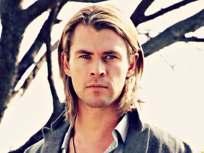 Man with Long Hair — Brown, Serious, Afternoon, Photograph