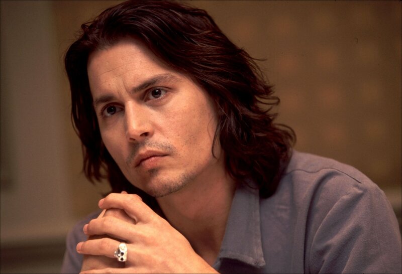 Man with Long Hair — Brown, Serious, Photograph, Ring