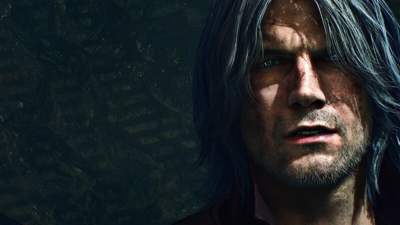 Man with Long Hair — Gray, Serious, 3d Render