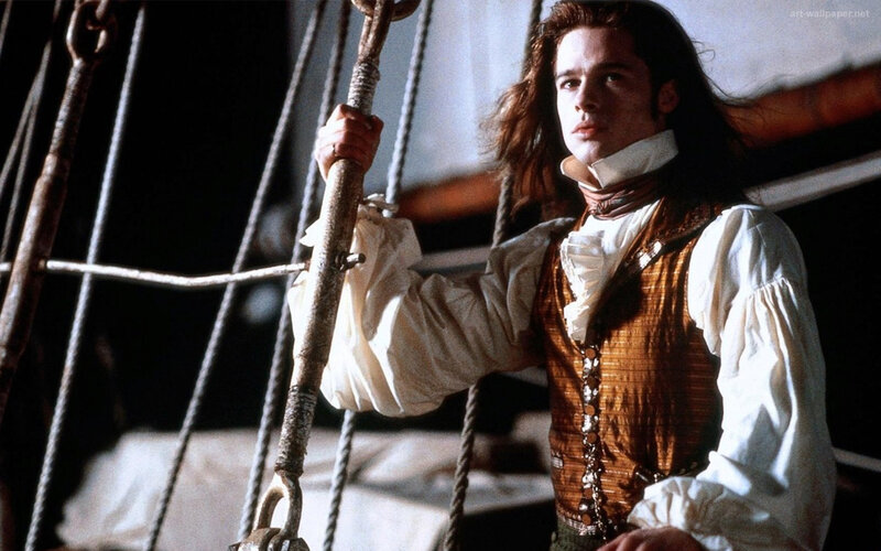 Man with Long Hair on Ship