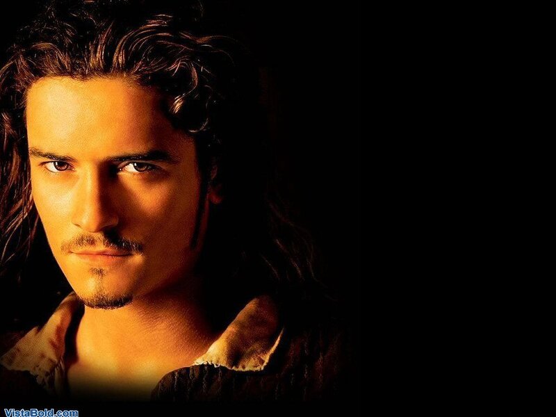 man with long hair portrait