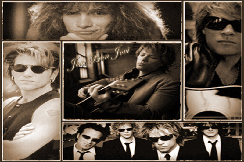 Man with Long Hair — Sepia, Serious