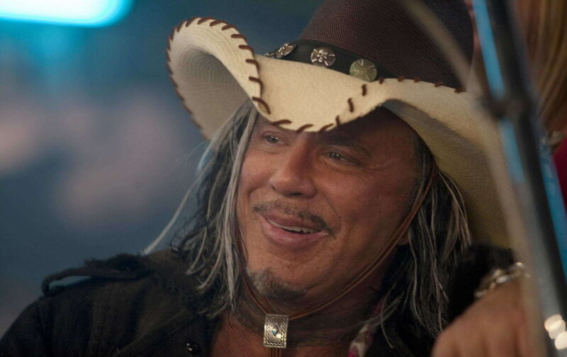 Man with Long Hair Wearing Hat