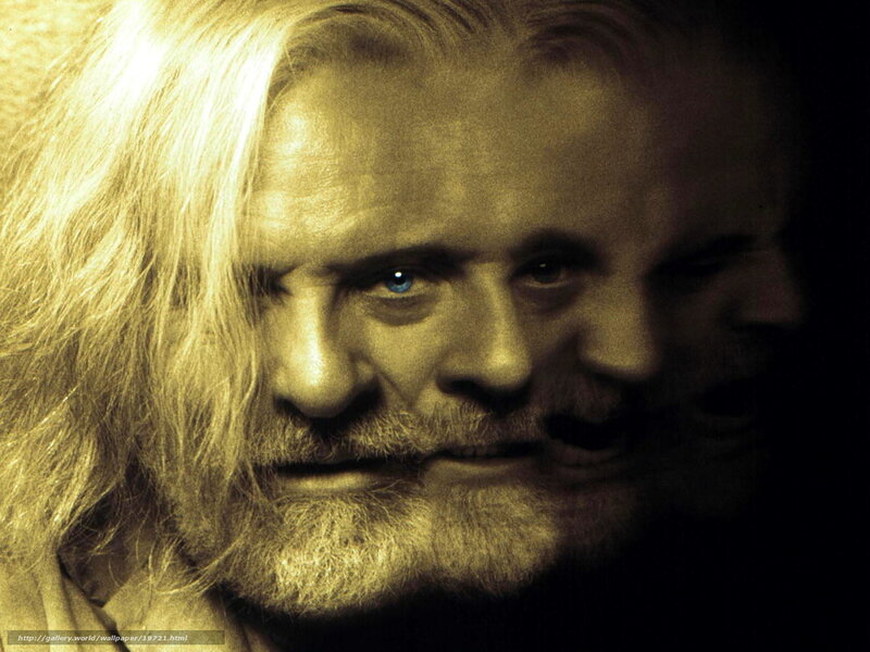 Man with Long Hair — Yellow, Dramatic, Photograph