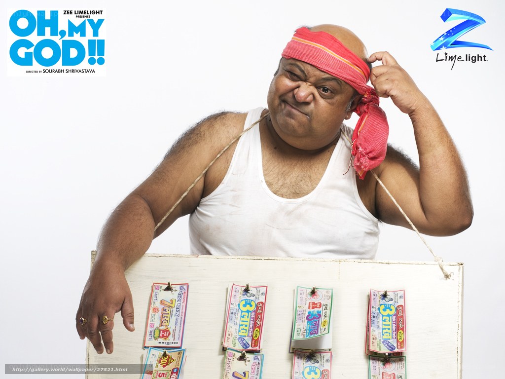 Man with lottery tickets