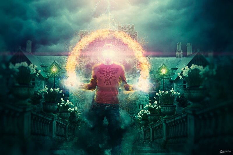 man with magical ring