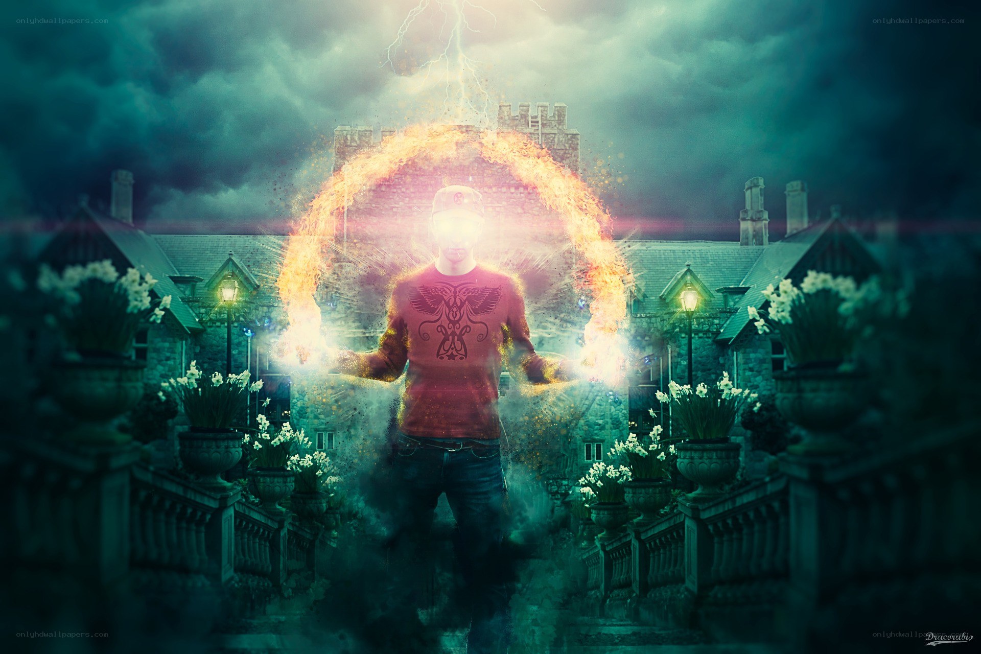 man with magical ring