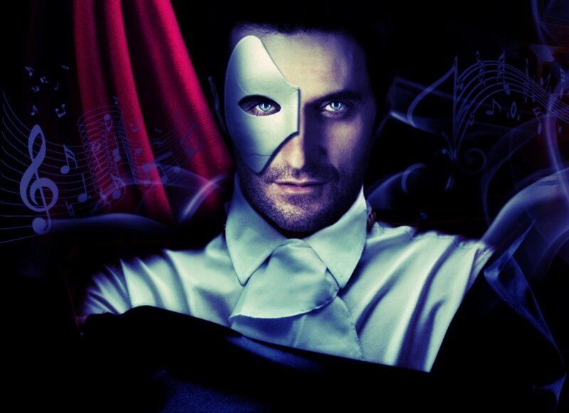 Man with Mask — Blue