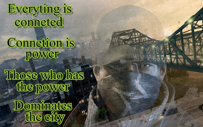 Man with Mask in City