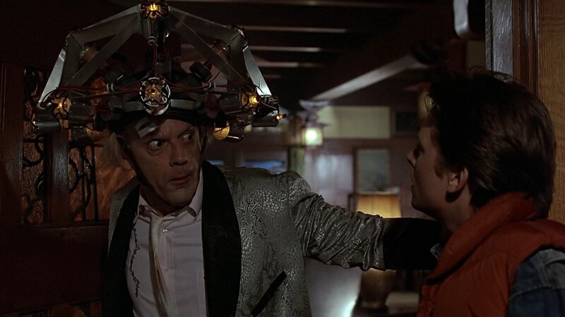 Man with Mechanical Head装置