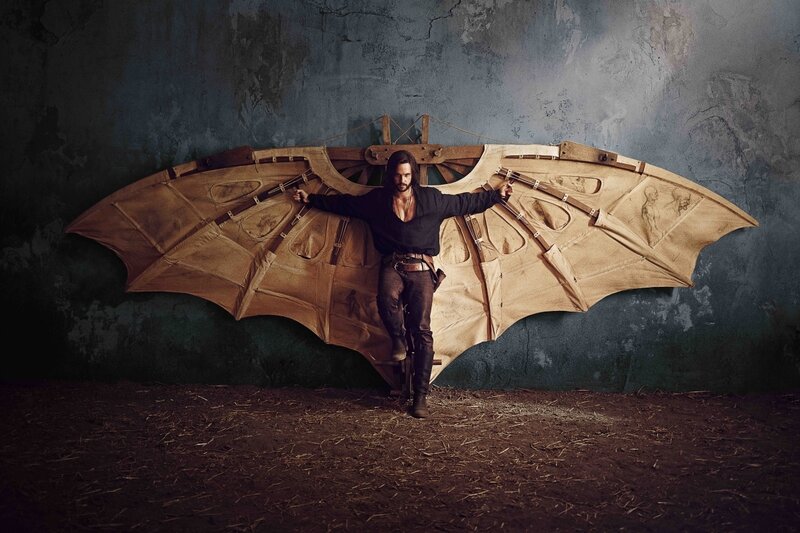 Man with Mechanical Wings — Brown