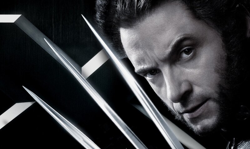 Man with Metal Claws — Black, Dramatic, Photograph