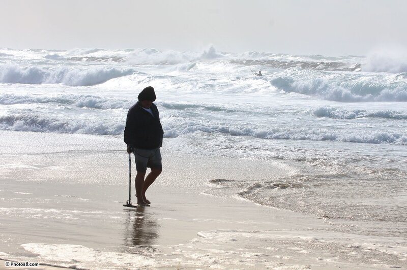 Man with Metal Detector