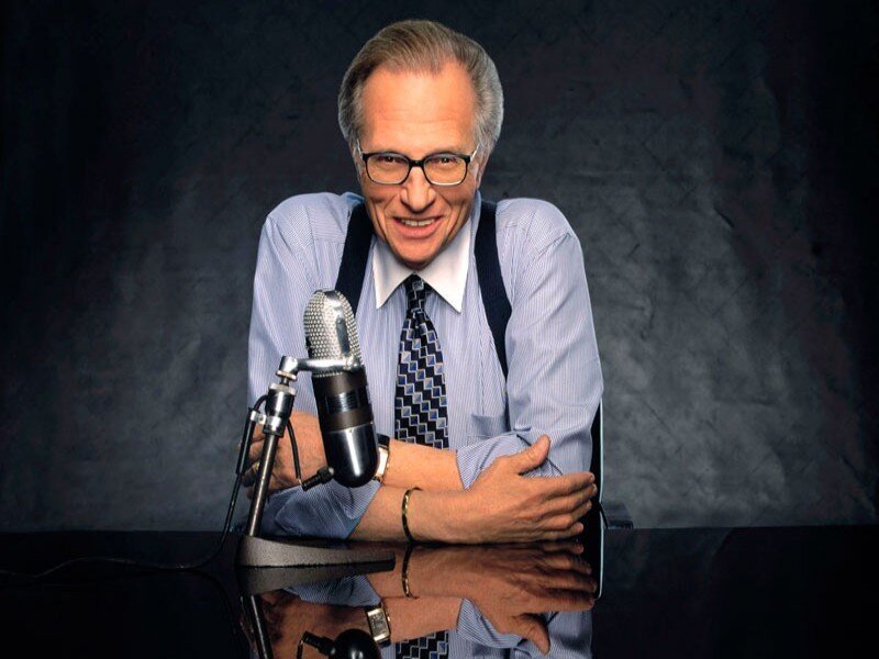Man with Microphone — Black, Professional, Photograph