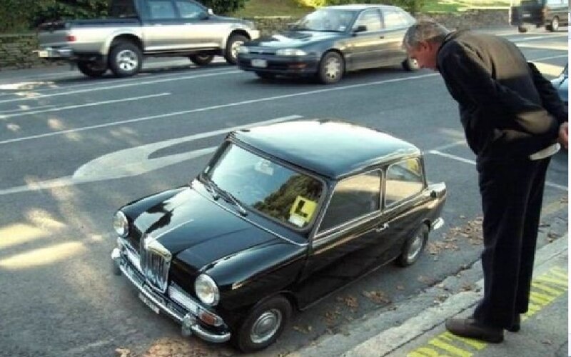 Man with Miniature Car