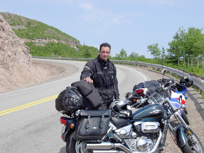 Man with Motorcycles