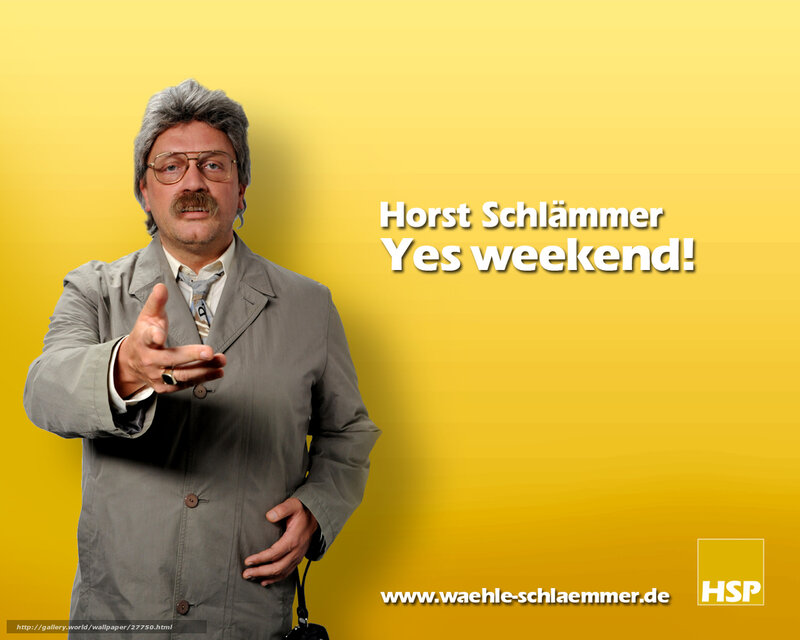 Man with Mustache and Glasses — Yellow