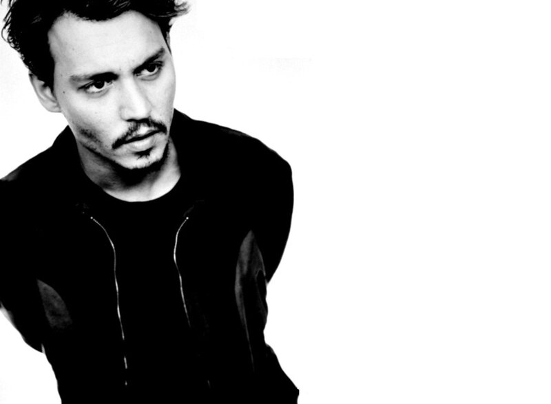 Man with Mustache — Black, Serious, Photograph, Jacket