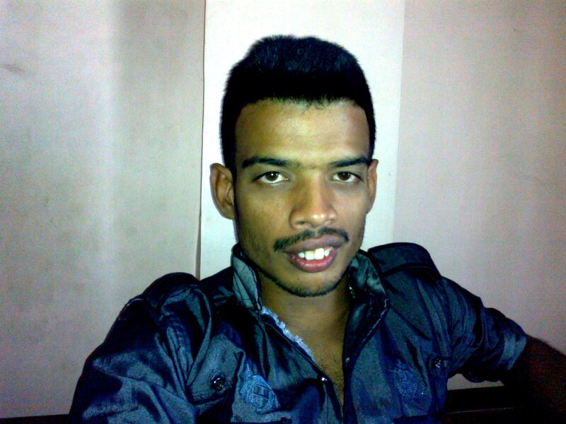 Man with Mustache — Blue, Neutral, Photograph