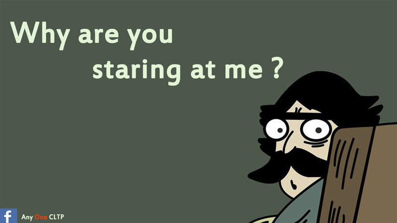 Man with Mustache — Green, Questioning