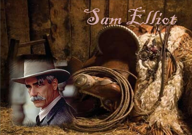 Man with Mustache in Barn