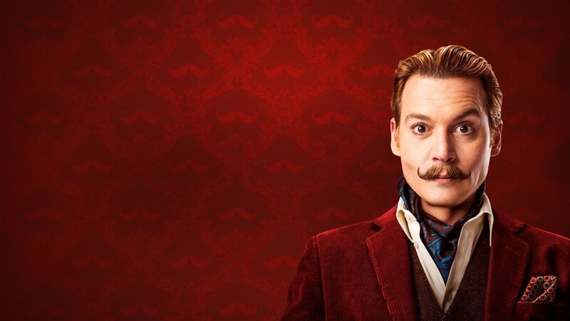 Man with Mustache — Red, Dramatic, Photograph, Suit