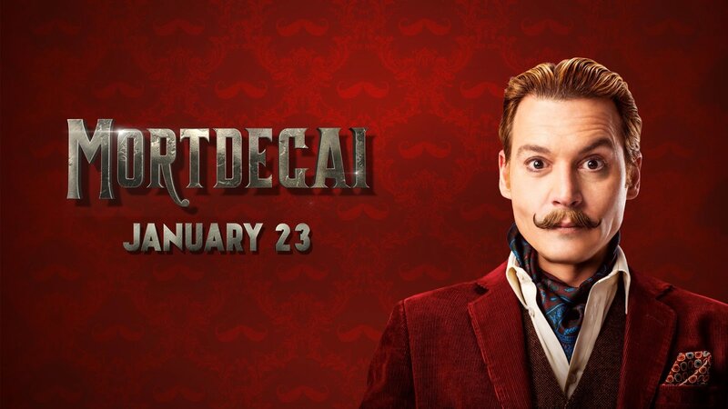 Man with Mustache — Red, Dramatic, Photograph