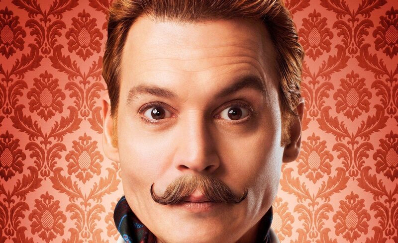 Man with Mustache — Red, Dramatic